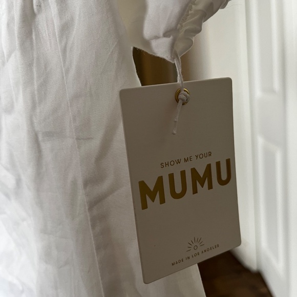 White Mini Dress - Mumu - Picture 3 of 6